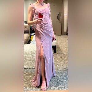 Azazie Vintage Mauve Barbie 1002 Dress